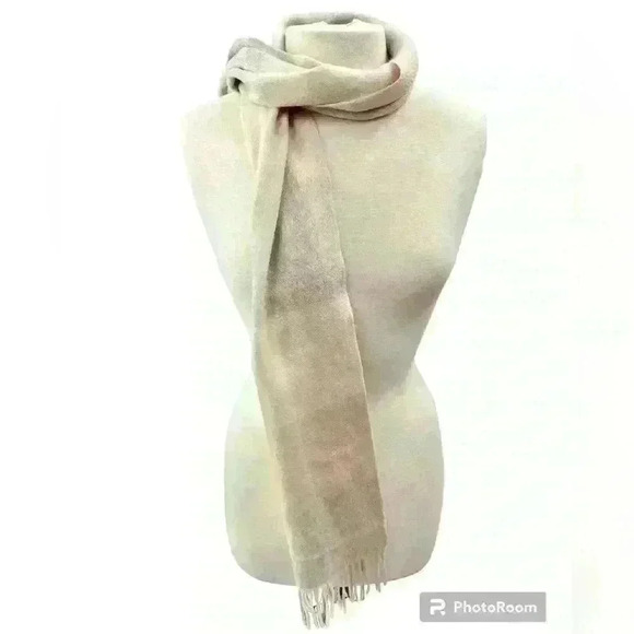 NWT Phenix 100% Cashmere Scarf Soft Pastel Colors - Picture 1 of 9